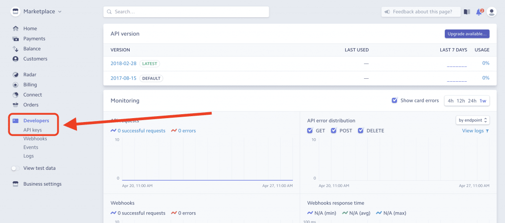 How to get your Stripe API key