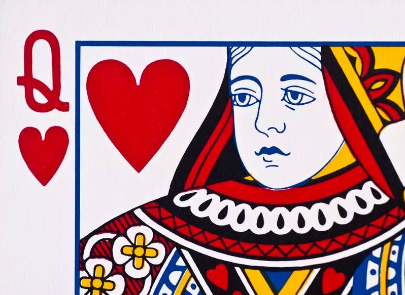 Queen of Hearts Raffle promotional graphic