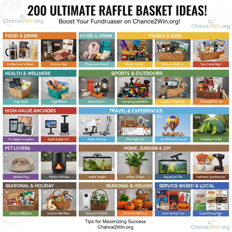 basket raffle tricky tray fundraising ideas